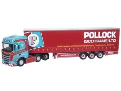 Oxford 76SNG002 00 LKW Scania New Generation S Schiebeplanensattelzug Pollock