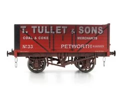 Gaugemaster GM7410204 Güterwagen 7 Plank Wagon T Tullet & Sons Gealtert Spur 0 -SpielzeugBahnWelt Gueterwagen 7 plank wagon T Tullet Sons gealtert Gaugemaster GM7410204 b 2