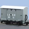 Peco GR-220D Güterwagen Box Van No.6 Lynton & Barnstaple Spur 00 Schmalspur -SpielzeugBahnWelt Gueterwagen Box Van No 6 Lynton Barnstaple Peco GR 220D b 0