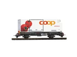 Bemo 2269120 Güterwagen Containerwagen Lb-v 7881 Coop Tomate RhB H0m