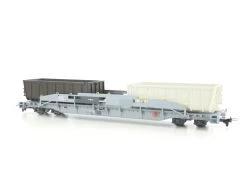Bemo 2290199 Güterwagen P 10049 Tragwagen Mit Schlackenmulden Gevag Untervaz Spur H0m