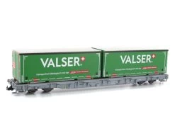 Bemo 2291174 Güterwagen Tragwagen R-w 8384 Mit Wechselpritschen Valser RhB H0m