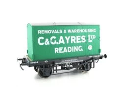 Dapol 7F-037-012 Güterwagen Conflat GW 39024 & Container C&G Ayres 35 Spur 0