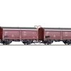 Tillig 01032 Güterwagenset Schiebedachwagen Kmmgks 58 DB 2x TT