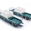 Accurascale ACC1116 Güterwagenset Uas FNA-D Nuclear Flask Carrier 2x Set B Spur 00 -SpielzeugBahnWelt Gueterwagenset Uas FNA D Nuclear Flask Carrier 2x Set B ACC 1116 b 0