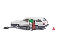 Busch 7827 H0 Action Set Reifenpanne