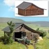 Busch 1508 H0 Holzscheune -SpielzeugBahnWelt H0 Holzscheune Busch 1508 b 0