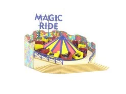 Modellbahn Union MU-H0-L00161 H0 Kirmes Fahrgeschäft - Magic Ride Mit Motor