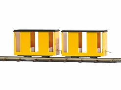 Busch 12265 H0f Feldbahn Mannschaftswagen 2x