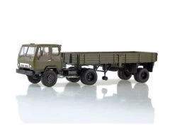 Herpa 83SSM7046 LKW KAZ-608V Mit Pritschen-Auflieger ODAZ-885 1:43