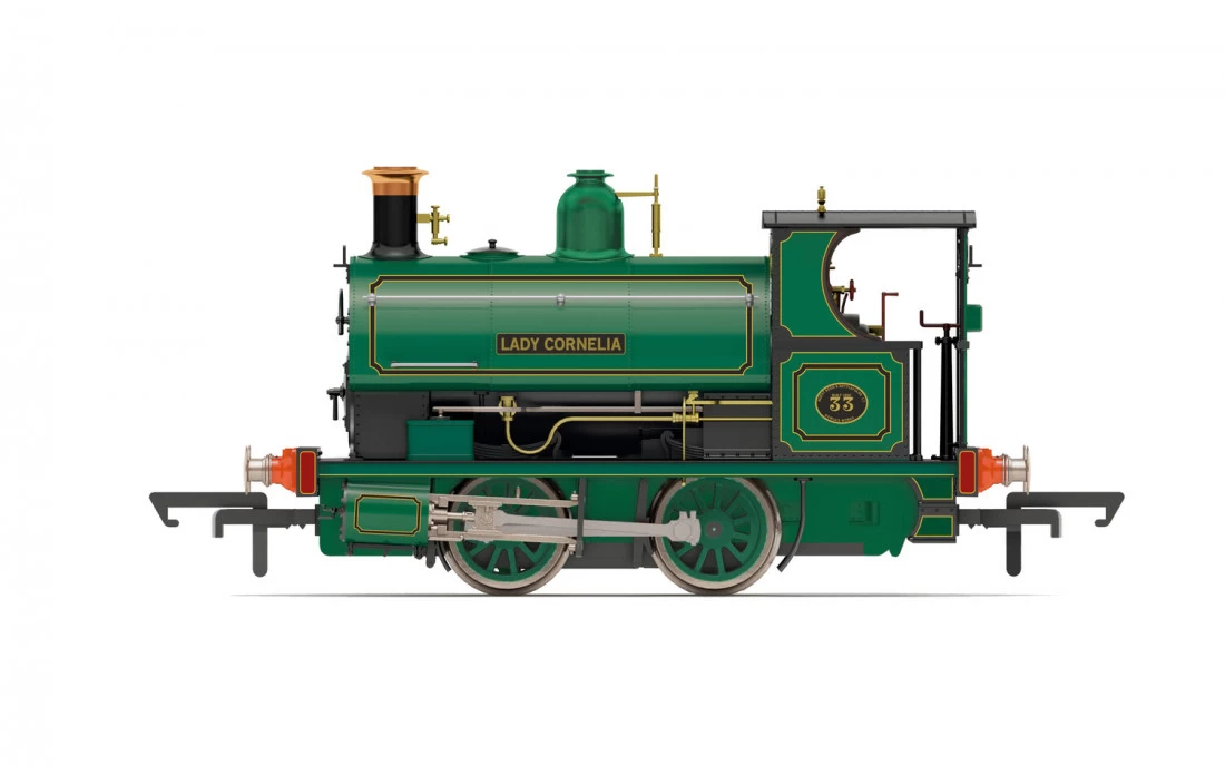 Hornby R3869 Dampflok Peckett W4 Class 0-4-0ST 33 Lady Cornelia Dowlais Ironworks Spur 00