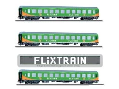 Tillig 01030 Personenwagenset Flixtrain 3x TT