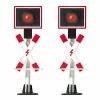 Busch 5960 TT Warnblinker Bahnübergang 2x -SpielzeugBahnWelt TT Warnblinker Bahnuebergang 2x Busch 5960 b 0