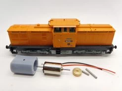 Micromotor TRC004F Umbausatz Glockenankermotor Roco TT DR BR 108, BR 110