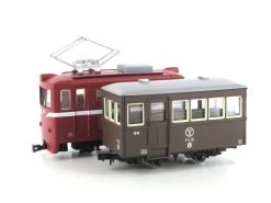 Tomytec 315476 Zugset Schmalspur Elektrolok EB10 + Personenwagen H0e